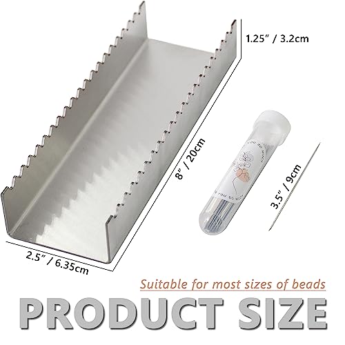 UPTTHOW Bead Baking Rack, Polymer Clay Tools, Drying Rack for Polymer Clay Jewelry Making Tool with 20 Skewers - Image 3