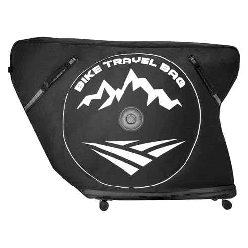 VEVOR Housse Transport Vélo à Empattement de 106 cm Sac Transport Vélo Triathlon pour Voyages en Avion, Voiture, Train et Métro, Activités de Plein Air,...