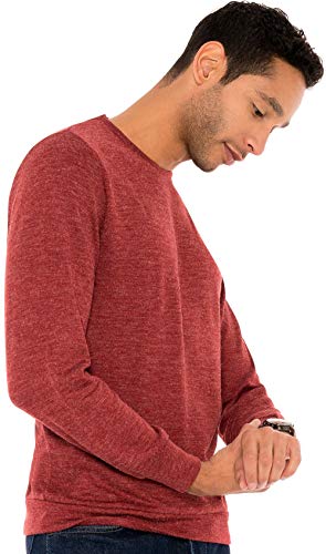 Mens Lightweight Crewneck Sweater - Dry Fit Moisture Wicking Pullover Sweaters3