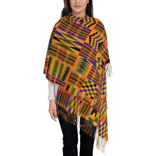African Ethnic Pattern Print Scarfs For Women,Fall Winter Scarves, Shawls And Wraps For Evening Dresses,Super Soft Scarf - Main Image