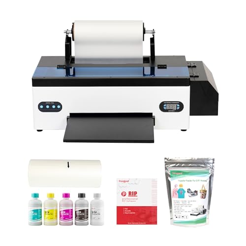DTF Printer A3, Direct to Film Printer, L1800 T Shirt Printing Machine, DTF Transfer Printer for T Shirt, Hoodies, Leather, Other Textile.