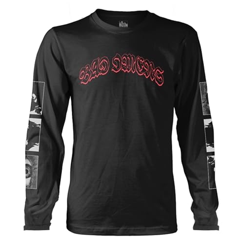 T-shirt manches longues Bad Omens Smoke noir basique pour adulte