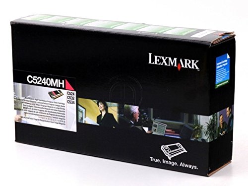 Toner magenta Lexmark C 524 DN authentique C5240MH qualité supérieure