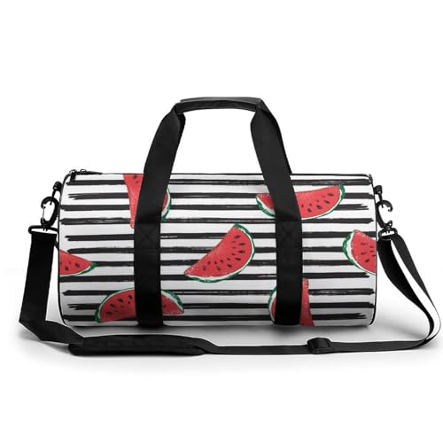 Sac de voyage pastèque rouge idéal pour le week-end et camping