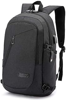 Anti-Theft Backpack,Business Laptop Backpack with USB Charging Port and Earphone Port with Lock Slim Water Resistant Bag Daypack Fits 15.6 Inch Computer Notebook Rucksack for Work, College