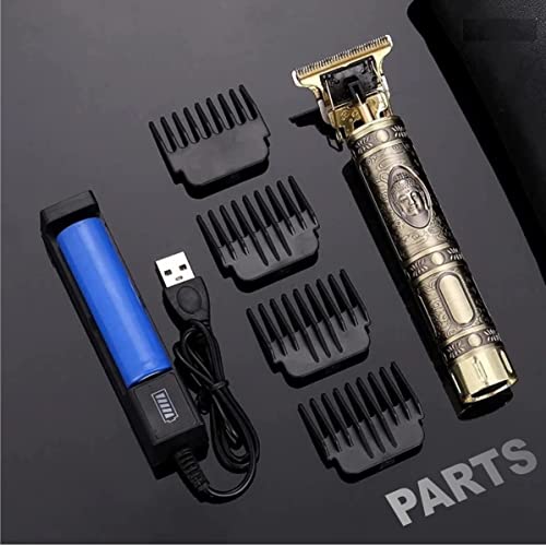 Home Brilliant Hair Clippers for Men, Electric Outliner Grooming Zero Gapped Baldheaded Hair Clippers Rechargeable Cordless Close Cutting T-Blade Trimmer