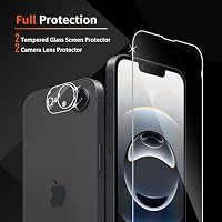 LiiLaa Schutzfolie für iPhone 16E/17E, 2 Stück Gehärtete Glas Schutz Folie mit 2 Stück Kameraschutz, 9H displayschutz Ultra-klar Schutzglas – Ansicht 7