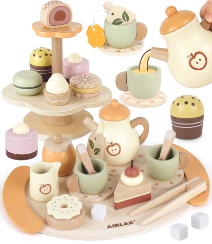 Tea Sets for Toddlers 3-5 Girl Birthday Gift 3 Year Old Cupcake Toy