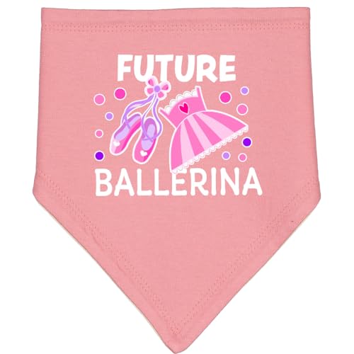 inktastic Future Ballerina with Ballet Shoes and Tutu Baby Bandana Bib