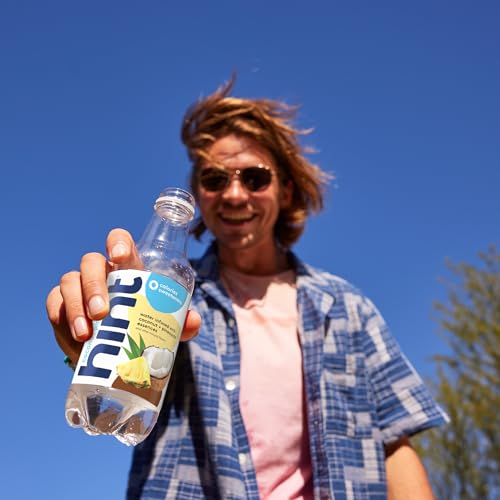 Image of Hint Fruit-Infused Bottled Water, Coconut Pineapple - Sugar Free Flavored Water with Zero Calories, Naturally Flavored, and No Artificial Sweeteners - 16 Fl Oz (Pack of 12)