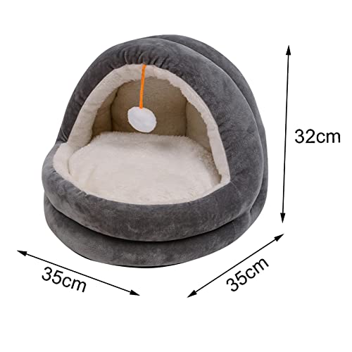 Maison pour animaux de compagnie Sharplace lit chaud chaton S