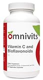 Vitamin C and Bioflavonoids 1:1 | High - Potency VitaminC (500mg) with Full-Spectrum Citrus Bioflavo