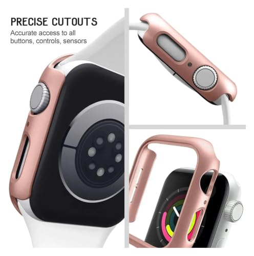 Protection Apple Watch 42mm anti-rayure coque PC blanche rigide - 4