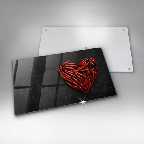 Planche à Découper Induction Wallfluent Évite Rayures Protection Plaque 52x30 - 6