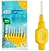 Produktbild TePe Interdentalbürsten 0,7 mm gelb, 3er Vorteilspack (3x 8 Stück)
