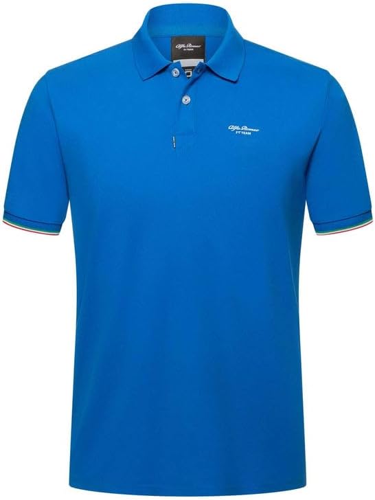 Alfa Romeo Racing F1 Small Logo Pique Polo Shirt