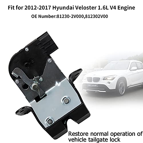 Car Tailgate Latch Trunk Lid Lock Actuator Motor 81230-2V000 For Hyundai Veloster 1.6L V4 Engin 2012 2013 2014 2015 2016 2017, Tail Gate Trunk Latch Assembly Part #TOP1