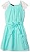 Amy Byer Girls' Big Girls' Lace Cap Sleeve Dress with Self Belt