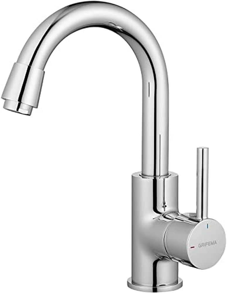 CREA Kitchen Mixer Tap, Single Handle Sink Mixer Tap, Basin Taps with