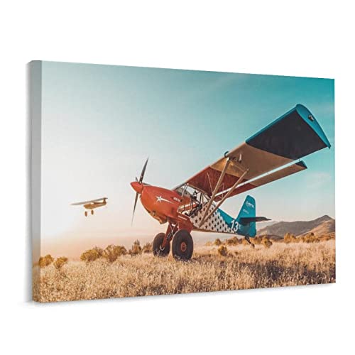 Wall Prints Trent Palmer Bush Plane Poster Surrealism Poster Vintage Decor Canvas Wall Art Prints For Wall Decor Room Decor Bedroom Decor Gifts Posters 20X26Inch(51X66Cm) Frame-Style #TOP11