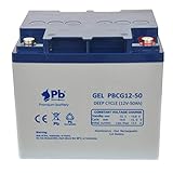 bateria gel 12v 50ah  Batería GEL ciclo profundo 12V 50Ah