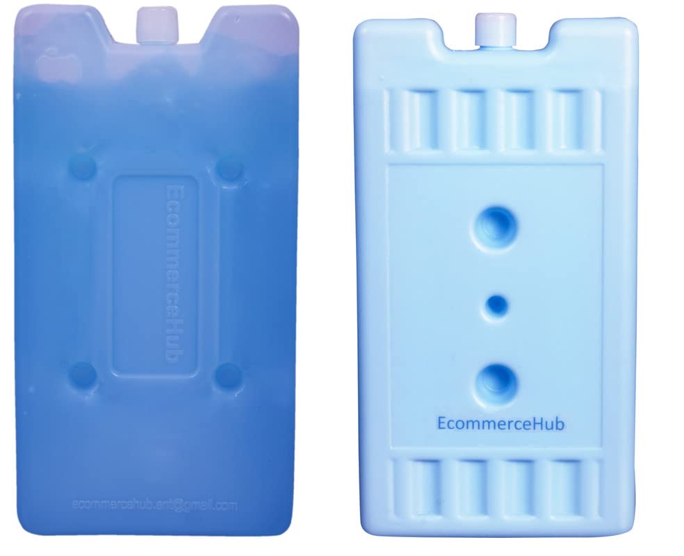 EcommerceHub® Ice Gel Pads Packs,Ice Bag,Sealed and Leak-Proof Packs,Multipurpose Use Ice Gel Pads Blue & Clear Color,2Pcs (B09VLMPZTK) Amazon Price History, Amazon Price Tracker