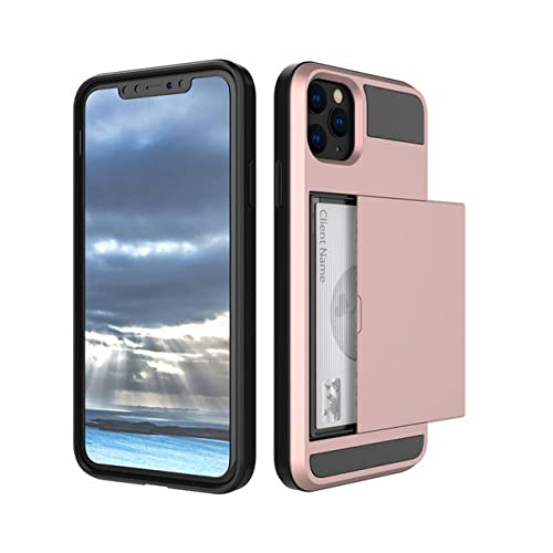 Coque de téléphone pour iPhone 13 12 11 Pro Max XR avec fente carte antichoc