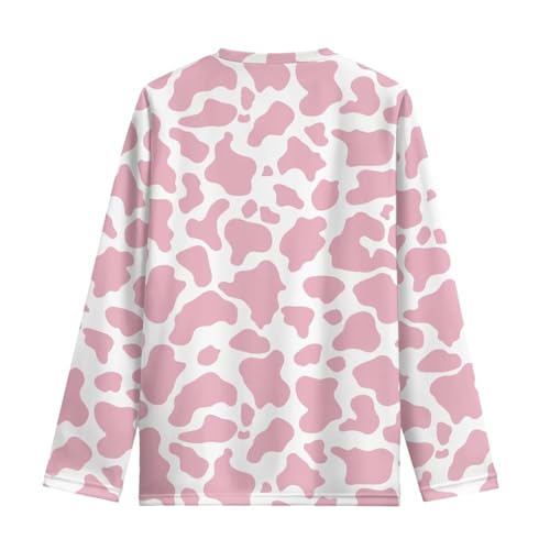 Image of Renewold Boys Girls Tees Kids T-Shirt Long Sleeve Crewneck T Shirts Casual Athletic Tops Clothing for Home School Travel