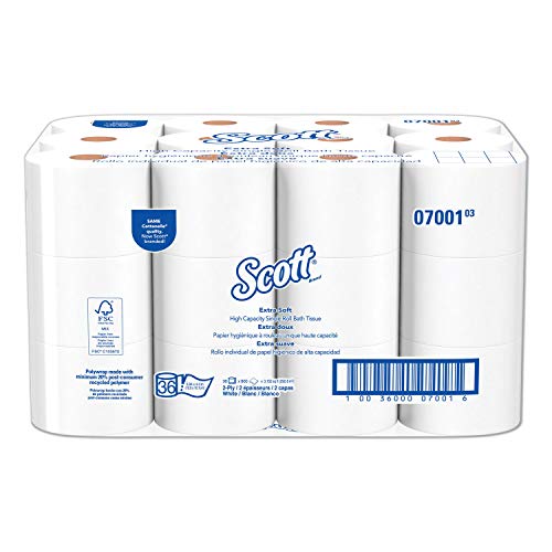 Scott 07001 Two-Ply Coreless Bathroom Tissue, 36 Rolls/Carton #TOP9