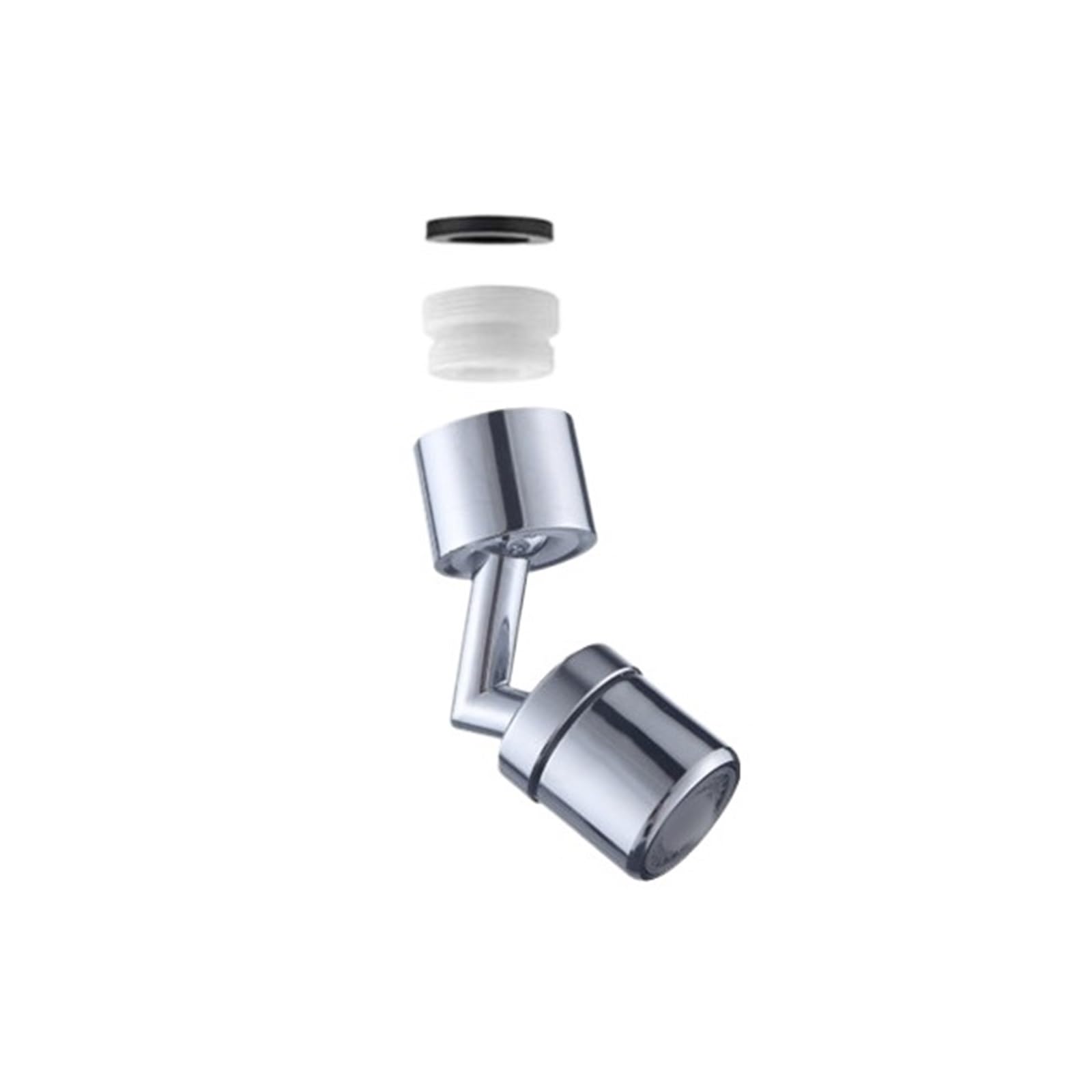 1080° Universal Rotation Faucet Sprayer Head Dual Effluent Washbasin Kitchen Robot Arm Extension Faucets Aerator Bubbler Nozzle(One Mode 720)