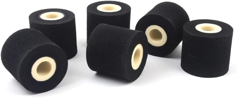 12pcs Black 36x32mm hot stamp coder Solid ink roll for 380 coding sealing machine