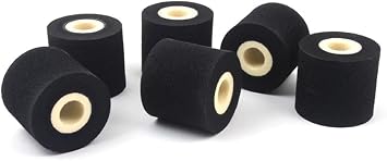 12pcs Black 36x32mm hot stamp coder Solid ink roll for 380 coding sealing machine