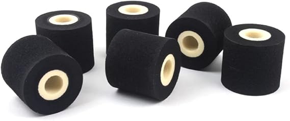 12pcs Black 36x32mm hot stamp coder Solid ink roll for 380 coding sealing machine