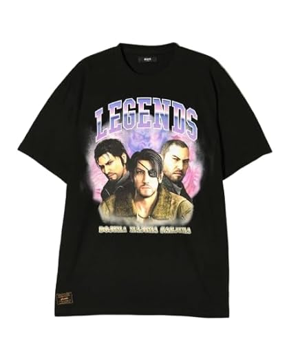 [glamb] �����@��8 �O���� 3 Legends T-shirts/�X���[���W�F���Y T�V���c (JP, �A���t�@�x�b�g, M, �u���b�N)