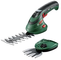 Bosch Akku Grasscheren Set Isio (3,6 Volt, Messerlänge 12 cm, Messerabstand 8 mm)