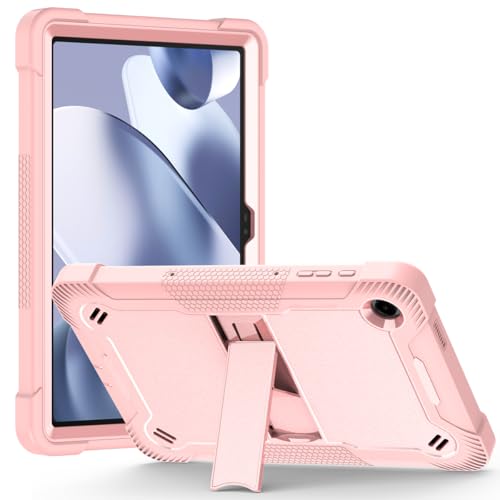Funda rosa Revvl Tab 2 2025 de 10.1 pulgadas con cristal protector anticaídas integrado 2