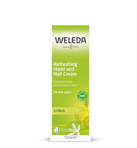 Weleda Citrus Hand Cream Almond Oil Nail Strengthening 50 mL Fast Absorbing