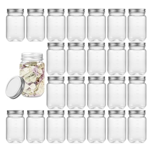Bloomingville Ceramic Jar with silicone gasket seal Kristina - Storage Canister with lid for food Dia 4'' H 4'', blue, Stoneware, content 14 fl oz