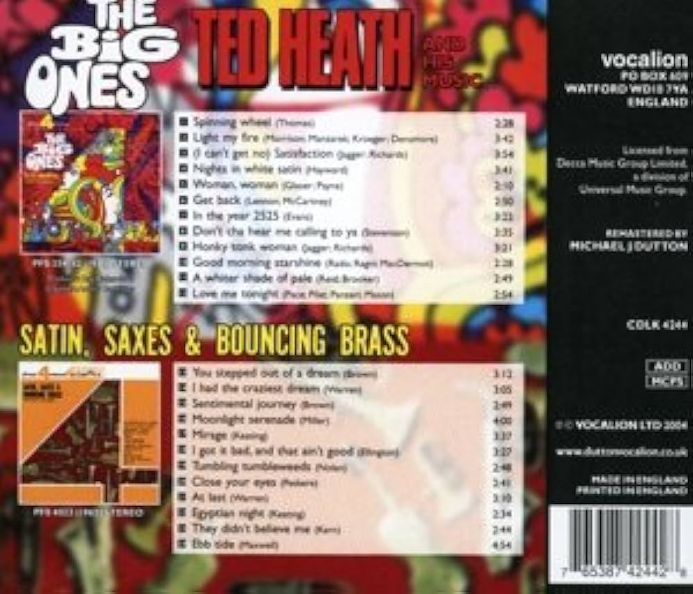 Ted Heath - The Big Ones & Satin, Saxes And Bou: Amazon.nl