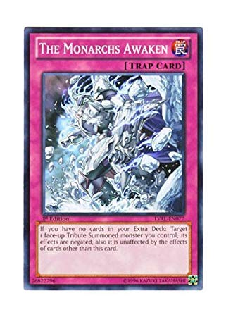 Amazon.co.jp: 遊戯王 英語版 LVAL-EN077 The Monarchs Awaken 帝王の