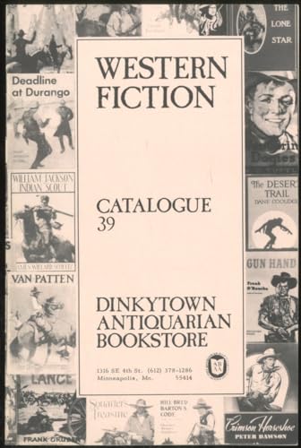Western Fiction Catalogue 39 [Unknown] B00GBL9HLK Book Cover