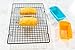 Bakerpan Silicone Mini Loaf Pans for Baking, Mini Cake Pans, 4.5 Inch Baking Pan, Reusable Baking Mold - Set of 4