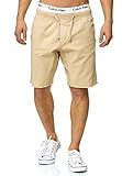 HOCHWERTIG: Moderne und luftig leichte Herren Chino-Shorts von INDICODE aus reiner Baumwolle