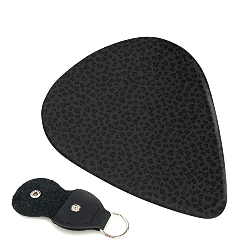 Ensemble de 6 médiators de guitare à motif léopard noir pour guitare acoustique, guitare électrique, basse, ukulélé… - Les Beatles, Paul McCartney, John Lennon, RIngo Starr, George Harrison Ensemble de 6 médiators de guitare à motif léopard noir pour guitare acoustique, guitare électrique, basse, ukulélé…
