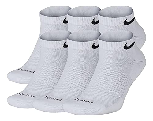 Nike Unisex Adult Everyday Cushioned Training Low Socks (3 Pairs)
