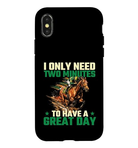 I Only Need 2 Minutes To Have A Great Day - ���n �X�}�z�P�[�X iPhone X/XS �p