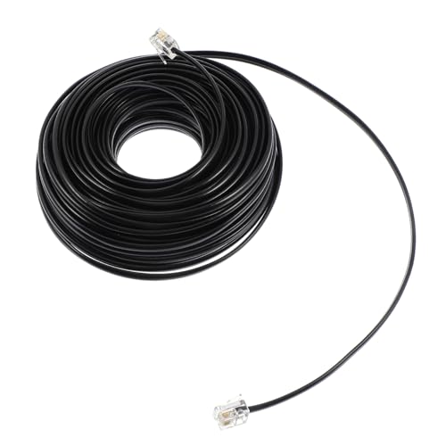 Cable RJ11 largo de 20 metros para eliminar interferencias en teléfonos fijos