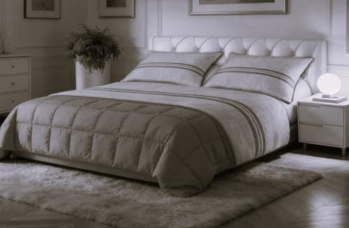 L'Emporio Casa Set Lenzuola in Flanella, Cotone Italiano 100% Pettinato,