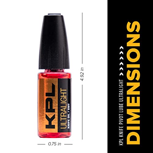 Knife Pivot Lube Ultralight Knife Oil For Blades, Synthetic Pocket Knife Lubricant, Knife Honing Oil For Cleaning Knives, Knife Oil Lubricant For Blade Care, Precision Knife Oiler Bottle (5 Weight) #TOP3