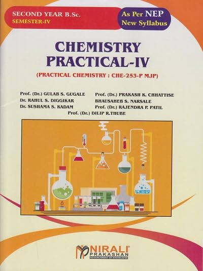 CHEMISTRY PRACTICAL 4 (CHE-253-P MJP) for SY BSc Semester 4